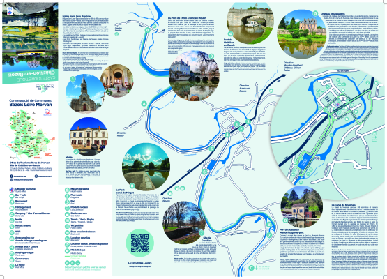Carte touristique de Châtillon-en-Bazois
